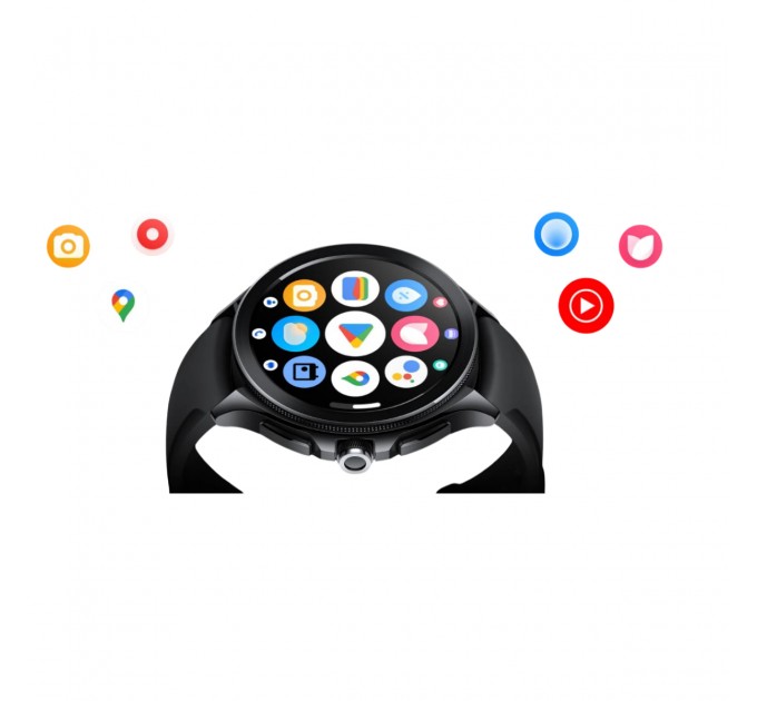 Смарт-годинник Xiaomi Watch 2 Pro Black Case with Black Fluororubber Strap (BHR7211GL)
