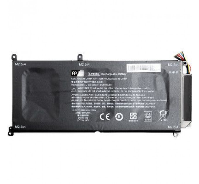 Акумулятор до ноутбука HP Envy 15T-AE Series (LP03XL) 11.4V 3600mAh PowerPlant (NB461691)