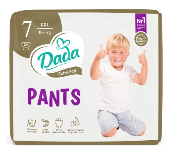 Dada Підгузки Dada Extra Soft 7 (18+ кг) 24 шт (4820174981815)