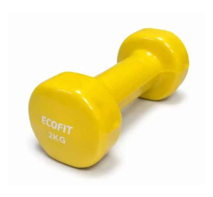 Ecofit Гантель Ecofit MD2025 з вініловим покриттям 2 кг (K00026985)