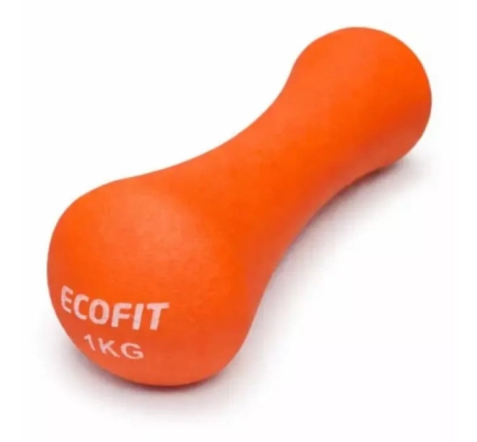 Ecofit Гантель Ecofit MD2026 з неопреновим покриттям 1 кг (K00026990)