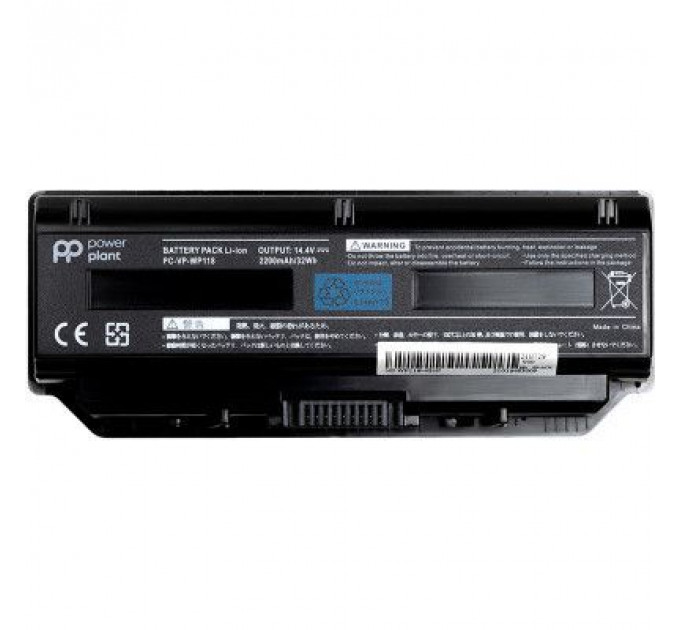 Акумулятор до ноутбука NEC PC VP WP118 (WP118-4S1P) 14.4V 2200mAh PowerPlant (NB400089)