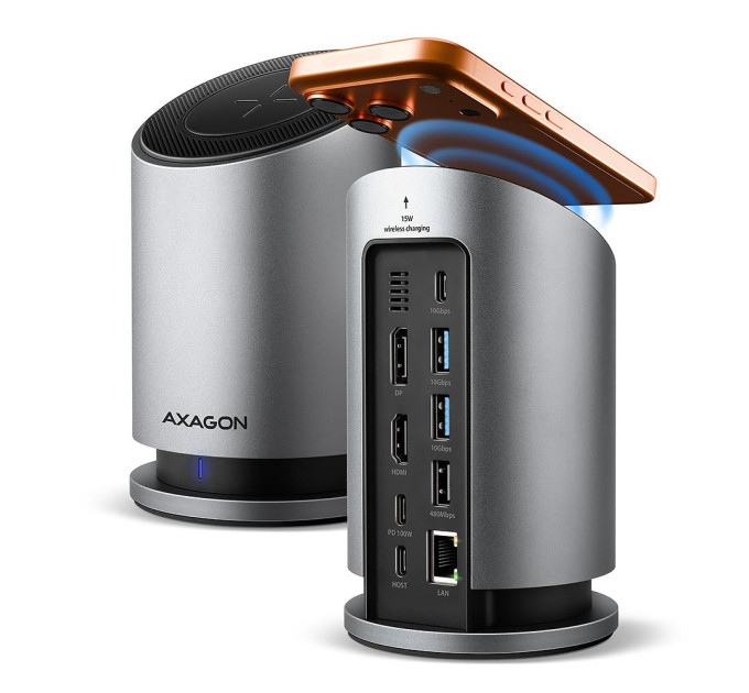 AXAGON Концентратор USB-C 9IN1 WRL 0.6M HMC-WL9 AXAGON