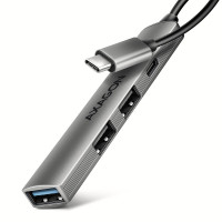 Концентратор USB3.2 4PORT 0.12M HUE-STC AXAGON