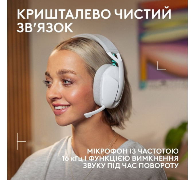 Logitech Гарнітура Logitech G321 Lightspeed White (981-001569)