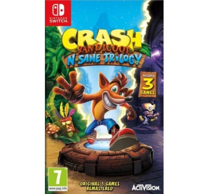 Nintendo Гра Nintendo CRASH BANDICOOT N. SANE TRILOGY, картридж (1067544)