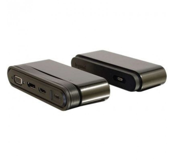 Порт-реплікатор C2G Docking Station USB-C на HDMI, DP, VGA, USB, Power Delivery (CG82392)
