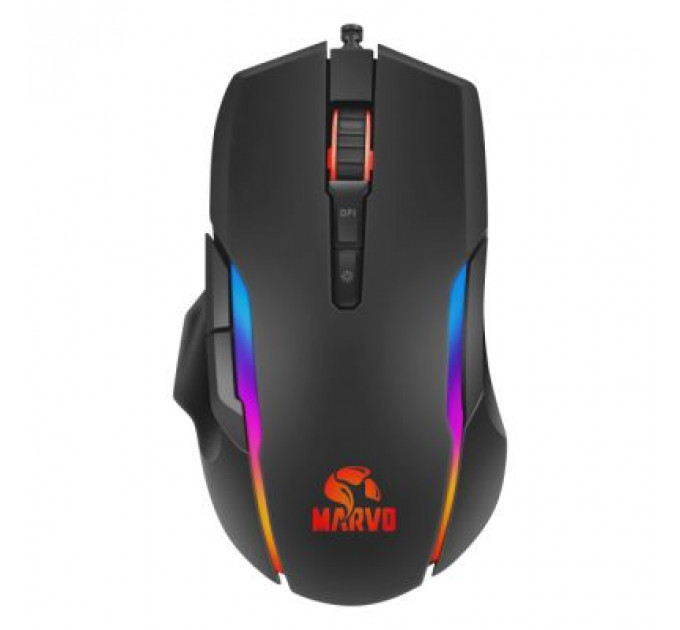 Мишка Marvo G945 RGB-LED USB Black (G945)
