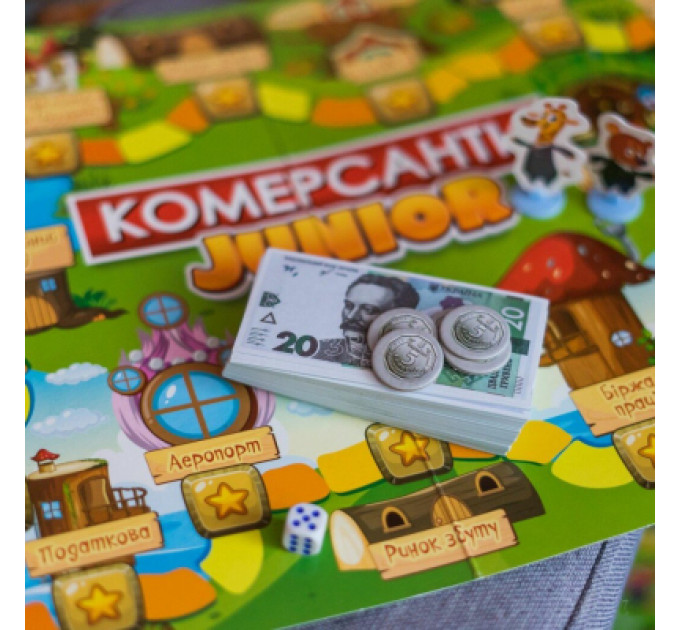 Ранок Настільна гра Ранок Фінансово-економічна гра.Комерсанти JUNIOR (4823076149574)