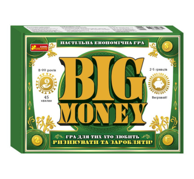Ранок Настільна гра Ранок Економічна гра.Big Maney (4823076148751)