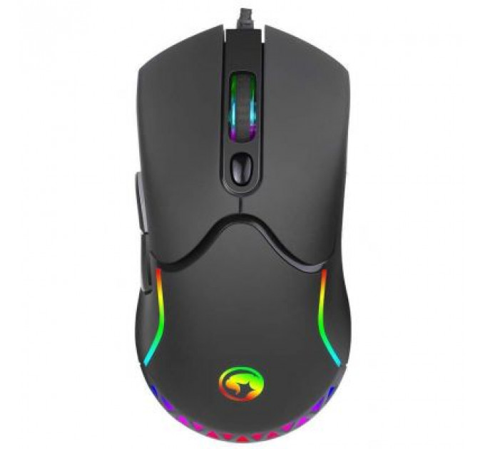 Мишка Marvo M359 RGB-LED USB Black (M359)