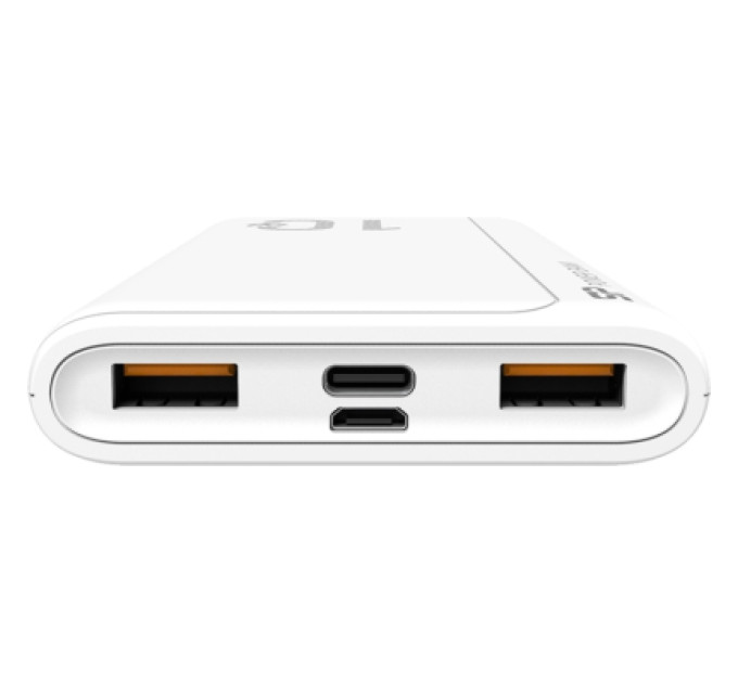 Silicon Power Батарея універсальна Silicon Power 10000mAh QP15 White (SP10KMAPBKQP150W)