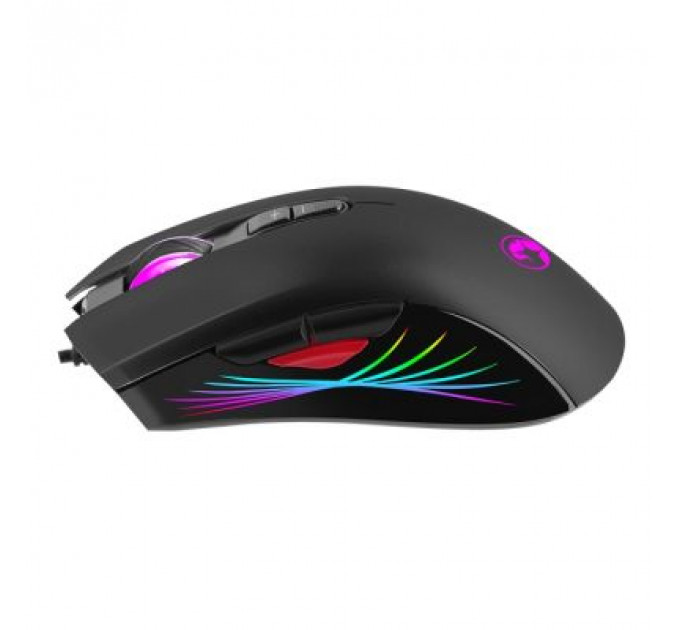 Мишка Marvo M519 RGB-LED USB Black (M519)