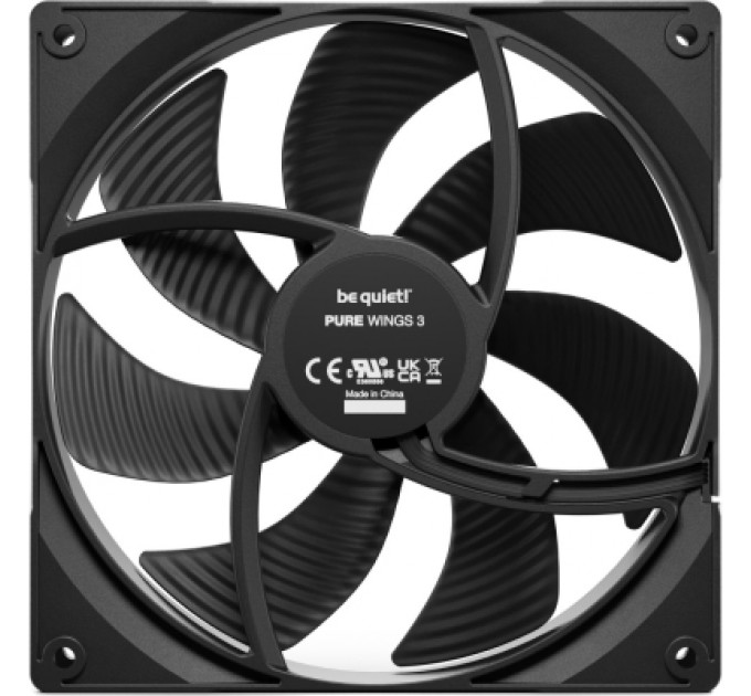 Кулер до корпусу Be quiet! PURE WINGS 3 140mm PWM в компл (BL139)