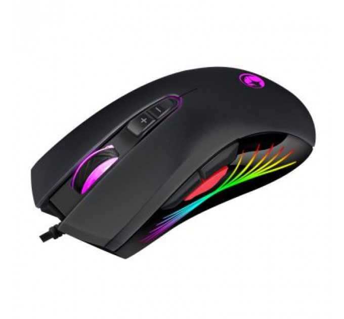 Мишка Marvo M519 RGB-LED USB Black (M519)