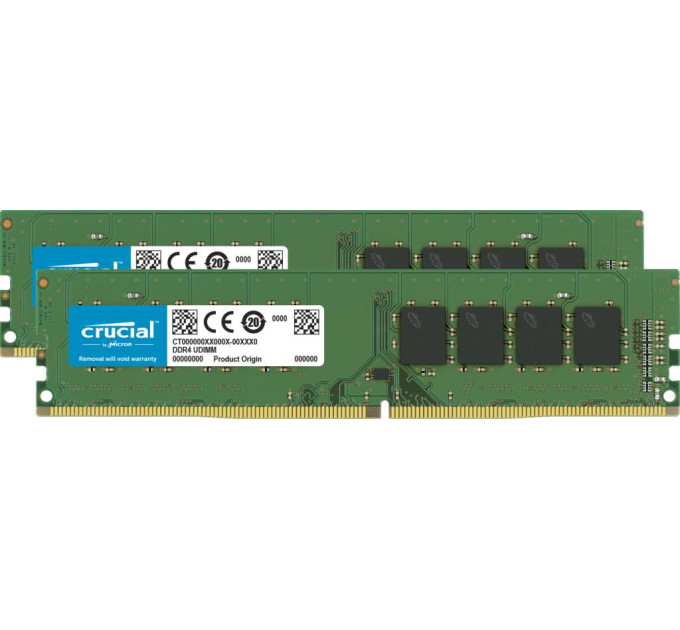 Crucial Набір з двох модулів пам'яті 32GB PC25600 DDR4 KIT2 CT2K16G4DFRA32A CRUCIAL