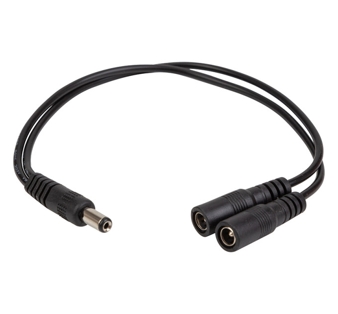 PowerPlant Адаптер PowerPlant DC - 2xDC (M/M), 5.5x2.1мм, Black (CA914890)