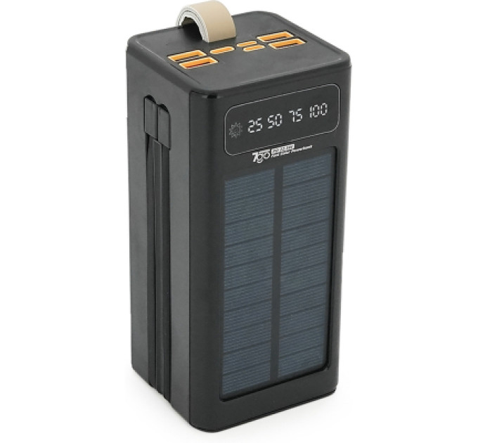 7GO Батарея універсальна 7GO 50000mAh PD/22.5 Solar Black (GPW-01 / 45006)