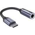 Essager Перехідник USB-C M to 3.5mm F 0.12m gray Essager (EZJE01-0G)