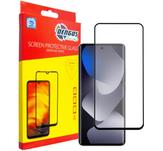 Dengos Скло захисне Dengos Full Glue Xiaomi Redmi Note 15 5G Black (TGFG-426)