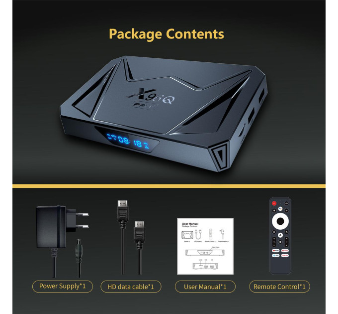 X96Q Медіаплеєр X96Q Pro Plus 4/64