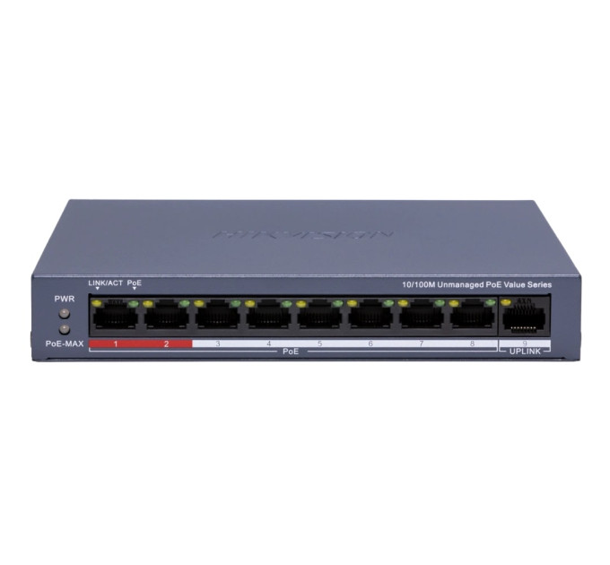 Hikvision Комутатор Hikvision DS-3E0109P-E/M(C) POE