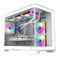 Корпус для комп'ютера MATX W/O PSU HYPE-M WH GAMEMAX