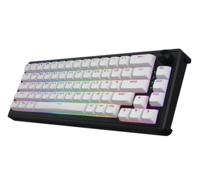 Hator Клавіатура Hator Skyfall 65 MAG ULTRA 8K Aurum Ice RGB USB UA Black/White (HTK1860UA)