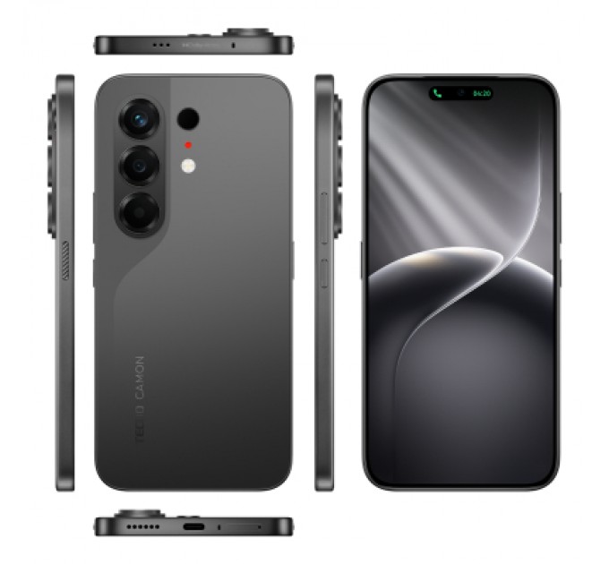 Мобільний телефон Tecno Camon 50 12/256Gb Moonshadow Black (4894947116216)