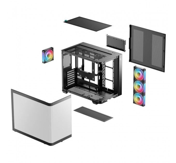 Корпус DeepCool CG530U 4F Black (R-CG530U-BKAGA4-G) без БЖ