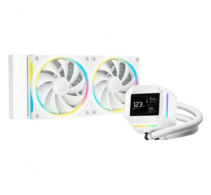 Система водяного охолодження DeepCool LM240 WH (R-LM240-WHDMMC-1)