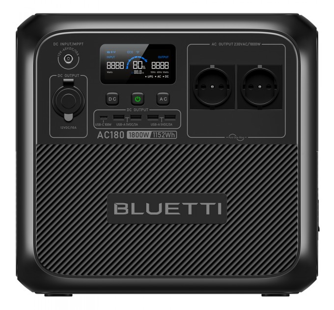 Зарядна станція Bluetti AC180 1152Wh 320000mAh 1800W (PB931491)