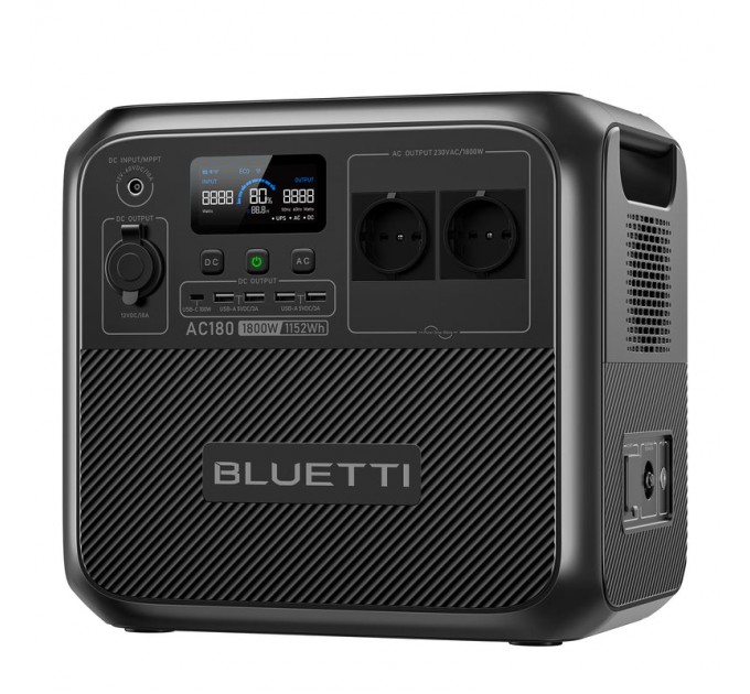Зарядна станція Bluetti AC180 1152Wh 320000mAh 1800W (PB931491)