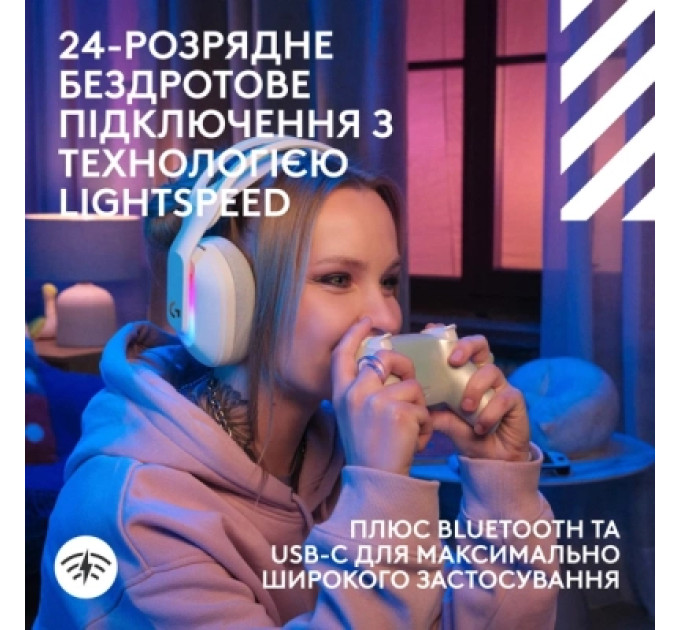 Logitech Навушники Logitech G ASTRO A20 X Lightspeed White (939-002253)