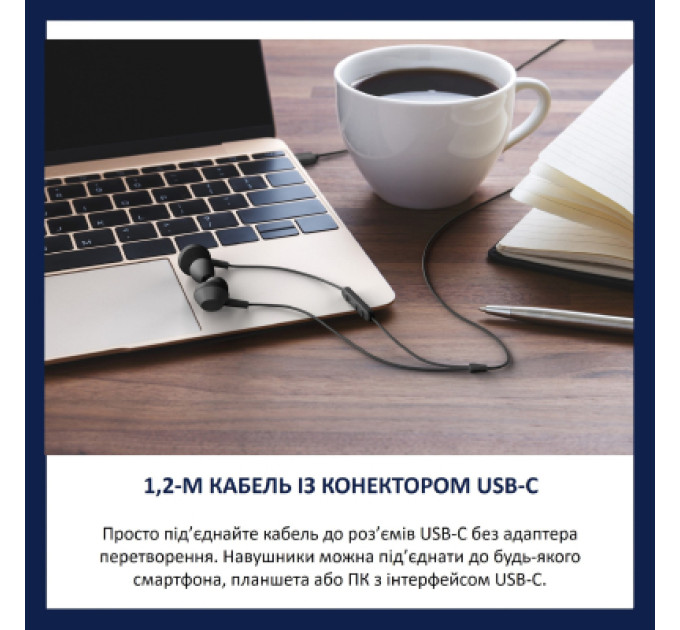 Philips Навушники Philips TAE5008BK/00 USB-C Black (TAE5008BK/00)