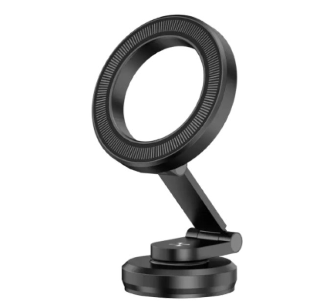 Canyon Універсальний автотримач Canyon Magnetic phone holder OnGrip 10 aluminum Black (CNS-CCHM10)