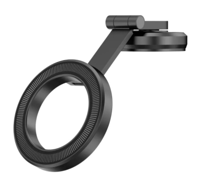 Canyon Універсальний автотримач Canyon Magnetic phone holder OnGrip 10 aluminum Black (CNS-CCHM10)