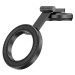 Canyon Універсальний автотримач Canyon Magnetic phone holder OnGrip 10 aluminum Black (CNS-CCHM10)