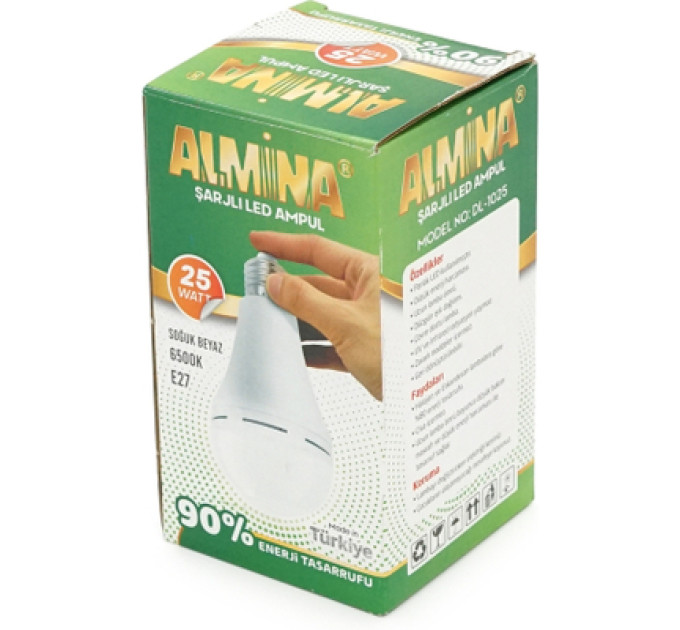 Almina Ліхтар Almina DL-1025 25W, 2700Лм, 6500K (DL-1025)