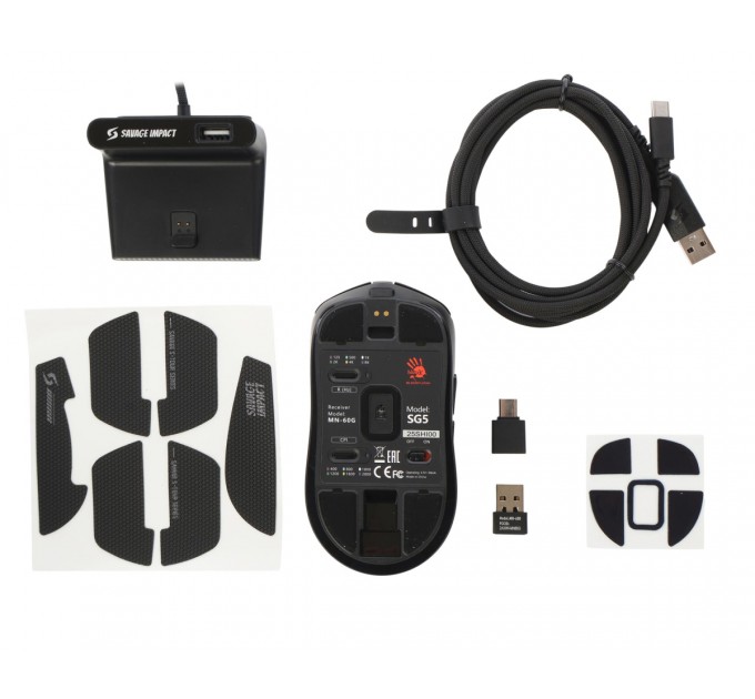 Миша бездротова Bloody SG5 Black