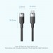 Кабель Vention USB Type-C - USB Type-C (M/F), 100W, 5A, 0.5 м, Black (TRFBD)