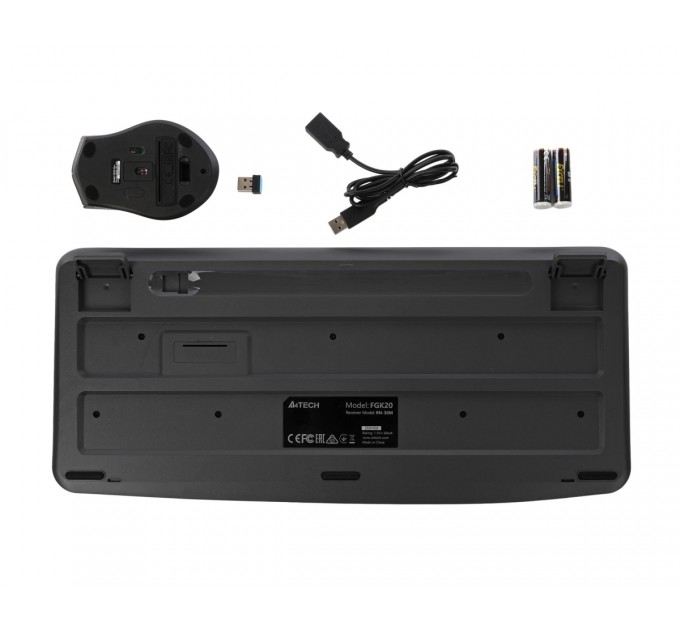 Комплект (клавіатура, мишка) бездротовий A4Tech Fstyler FG2500S Plus Grey