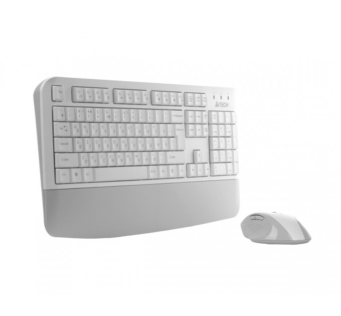Комплект (клавіатура, мишка) бездротовий A4Tech Fstyler FG2500S Plus White