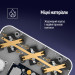 ColorWay Фільтр живлення ColorWay CW-CHE36PDB 20W (3 USB-A + 3 TYPE-C) 3 розетки, 6 USB, 2 м, чорний