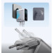 Anker Мережевий зарядний пристрій Anker GaN Charger 100W, 2xUSB-C, 1xUSB-A, Display Silver (B121BG41) + кабель USB Type-C