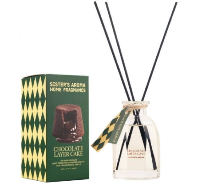 Аромадифузор Sister's Aroma Chocolate Layer Cake 140 мл (4820227786312)