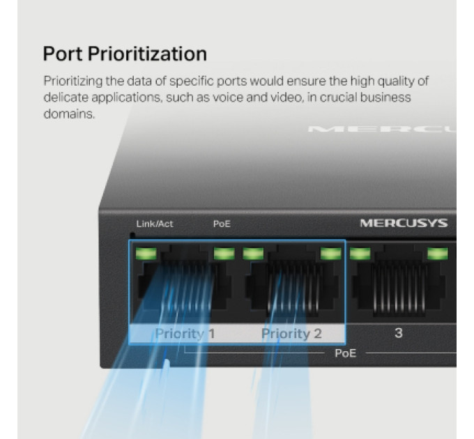 Mercusys Комутатор мережевий Mercusys MS105GP