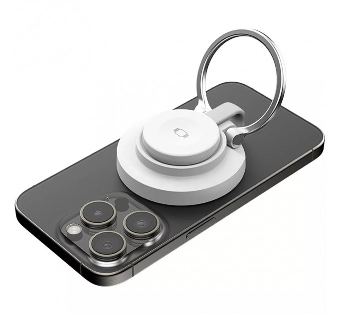 Бездротовий зарядний пристрій Proove Knocker 2 in 1 Qi2 15W White (WSPK15012002)