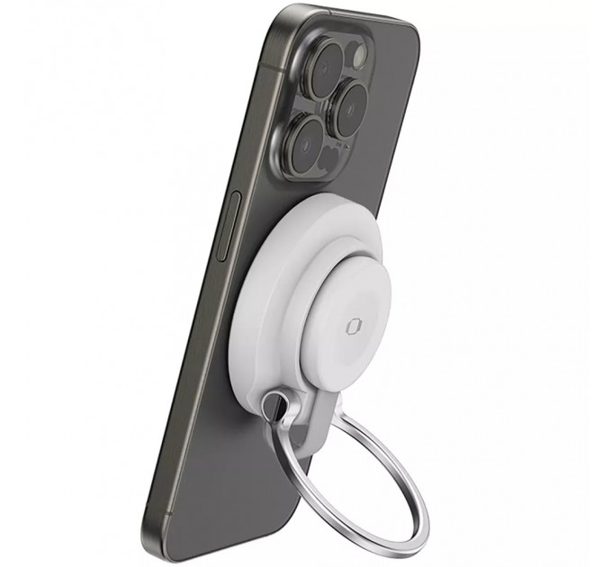 Бездротовий зарядний пристрій Proove Knocker 2 in 1 Qi2 15W White (WSPK15012002)