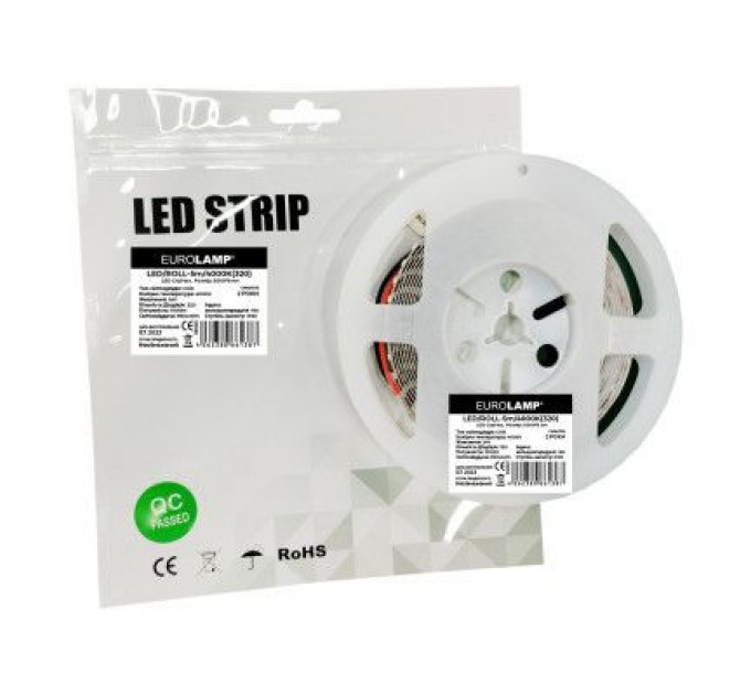 Світлодіодна стрічка Eurolamp 24V, 4000K 5м (LED/ROLL)
